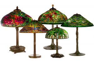 The auction will feature a fine selection of Tiffany Studios (N.Y.) lamps, including an elaborate Peony (est. $250-$500,000), Dragonfly (est. $60,000-$80,000).