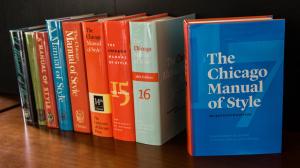 Different Versions of Chicago Manual of Style Books Through the Years