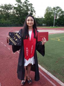 Tanya Manoj, rising freshman at Cornell University