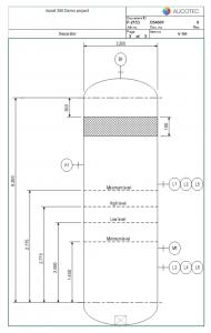 Screenshot of an Asset 360 sheet showing the graphic of a seperator