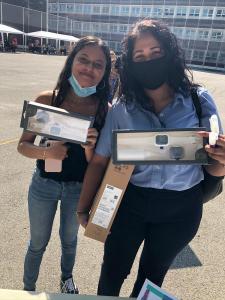 Donation to a school in the Bronx