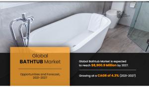 Bathtub Market Will Increase .9 Billion by 2027, With Almost 4.3% CAGR From 2021 to 2027