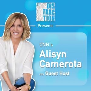CNN anchor Alisyn Camerota against a blue background