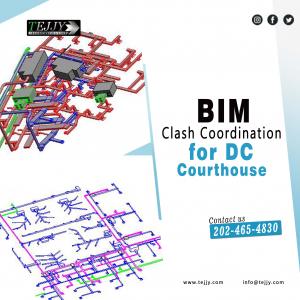 BIM Clash Coordination for DC Courthouse