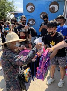 Join effort by 4 local organizations to distribute school supplies