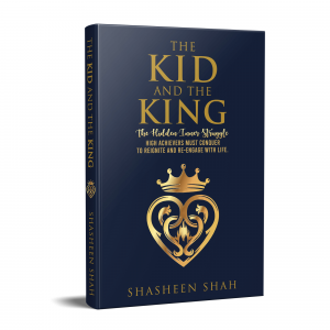 This is a photo of the book cover for The Kid and the King.