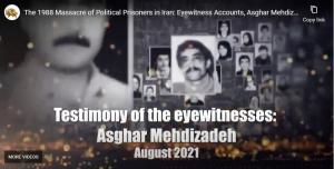 24th August, 2021 - The authorities had already paved the way to massacre all the prisoners defending the Mojahedin-e-Khalq, MEK, and their causes. One day, Mortazavi came into the ward, and the prisoners asked him to resolve a series of issues and proble