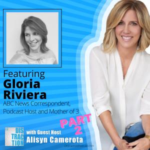 CNN anchor Alisyn Camerota interviewing Gloria Riviera this week on Distraction