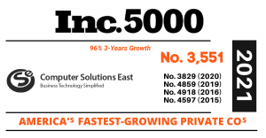 Inc. 5000 Banner - Computer Solutions East