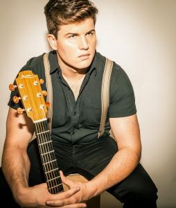 Profile shot with guitar