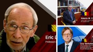27th August, 2021 - Eric David, Professor of International Law from Belgium. Guy Verhofstadt, Prime Minister of Belgium 1999 to 2008. Prof. Valeriu M. Ciucă.