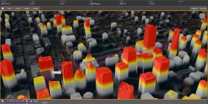 :  Elevation warnings can be displayed as color ramps projected on terrain, OGC 3D tiles, and primitives.