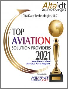 A&D Award to Alta for 1553 and ARINC Product Excellence