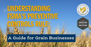 A photo of a wheat field with the report title and organization logos.