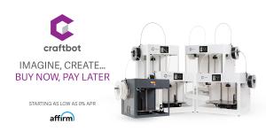 Craftbot is offering payment options with Affirm.