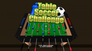 Table Soccer Challenge title screen