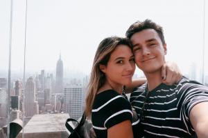 Sam Patterson and Monica Gartner in New York - Long Distance Relationship