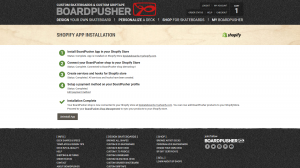 BoardPusher Shopify App Installation