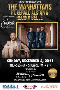 The Manhattans Featuring Gerald Alston and Regina Bell Embrace Girls Benefit Poster