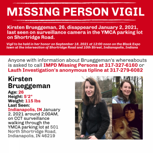 Missing Indianapolis Woman Kirsten Brueggeman