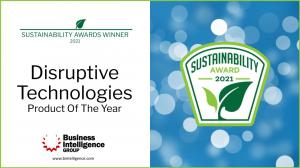 Awarded Product of the Year, sustainability award