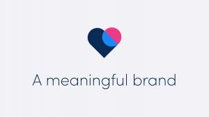 A meaningful new brand with picture of a heart