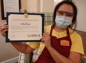 Retirement Home staff recognition