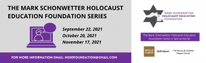 Mark Schonwetter Holocaust Education Foundation Webinar Series details