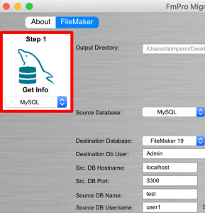 FmPro Migrator Step #1 - MySQL to FileMaker Conversion