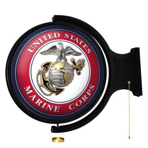 US Marine Corps Rotating Lighted Wall Sign