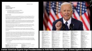 Over 400 prominent Iranian-Americans urged the United States President Joe Biden to condemn the Iranian regime’s new president Ebrahim Raisi for crimes against humanity.