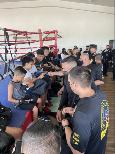 Long Beach California Police Department commit to aiding the youth of the local community through the Manny Pacquiao Foundation Youth Boxing Gym Initiative