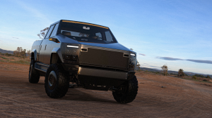 Atlis XT Pickup in the desert