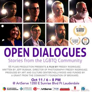 ArtServe Hosts LGBTQ Film Screening “Open Dialogues” on National Coming Out Day, October 11