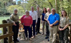 Senator Simpsopn at Homosassa Springs