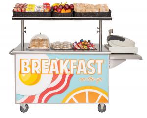 The 12 portable Grab and Goal school meal carts are an innovative solution donated by Chelan Fresh, one of Washington state’s largest suppliers of apples and pears and the nation’s largest provider of fresh cherries, to Fuel Up to Play 60 schools and will