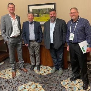Delta Ag President Graham Owens with Vermont Secretary of Agriculture Anson Tebbetts