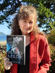 JP McLean holding Blood Mark