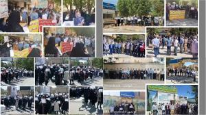 October 5, 2021 - Protesters chant “Imprisoned teachers must be freed,” “Teachers demand your rights,” “Even if we die, we will obtain our rights”.