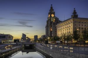 The Three Graces on Liverpool's Pier One