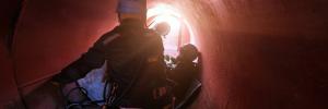 DCS Confined Space Rescue Team in confined space