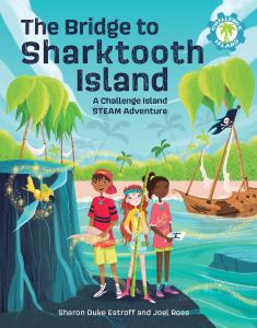 This is a photo of the cover of The Bridge to Sharktooth Island