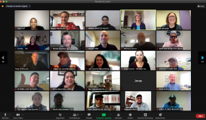 zoom screen shot of meeting participants