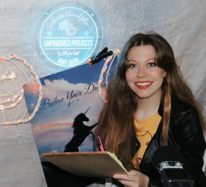 Amy Jans, the host of The Unfinished Projects Podcast