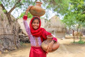 Bakhtawar TCF student of Grade 7 International Day of the Girl Child United Nations