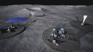 Luyten 3D Printer Moon Base Camp aerial