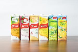 Looking sleek and attractive - Yeo’s new Combi line packaging   enhances the consumer experience