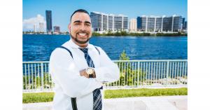 Manuel Peña smile to his success in his industry.