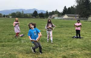 Skagit Boys and Girls Club Kids Perform The Bird and The Hippo book by Rebecca Murray