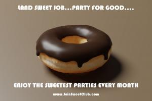 Land Sweet Job and Party for Good...Complete 90 Days of Employment Enjoy The Sweetest Parties in LA #sweetestparties #landsweetjob #donutparty www.JoinSweetClub.com
